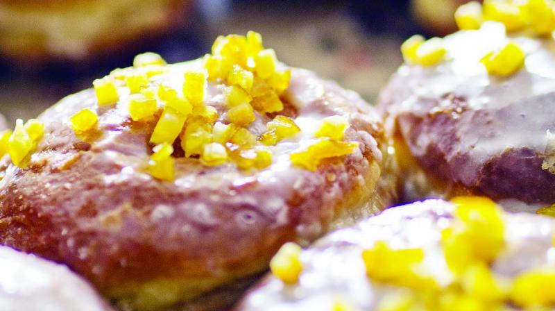 In Morocco during Hanukkah, revellers indulge in orange or anise flavoured doughnuts.