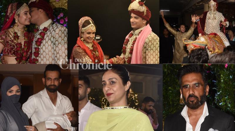 Tabu, other stars in attendance as Om Shanti Om girl Yuvika marries Prince