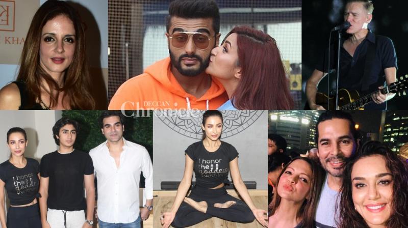 Preity at Bryan Adams concert, Arbaaz for Malaika studio, others clicked