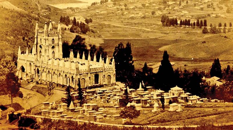 View of the Stephens church, near Ooty collectorate in the late 1800s (Photo: DC)