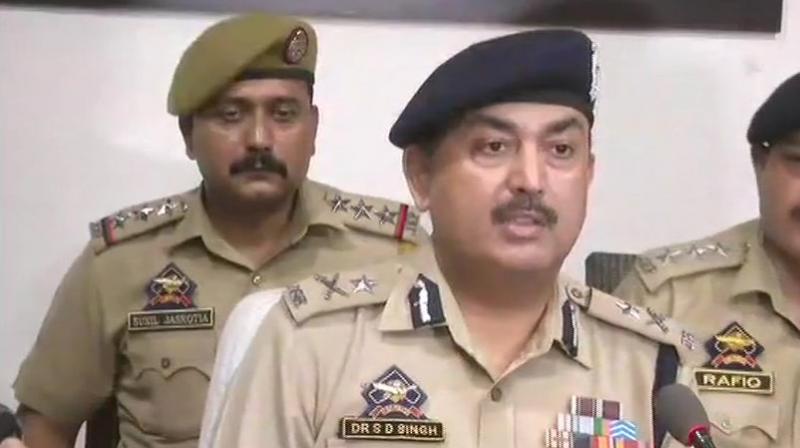 Inspector General of Police, Jammu Zone, Dr S D Singh said the cache of grenades were headed for Delhi and could have been used to disrupt Independence Day celebrations in the Capital. (Photo: Twitter | ANI)