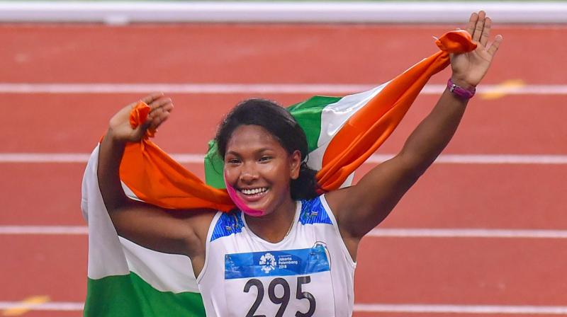 Swapna achieved a career-best aggregate of 6026 points but for her to be on the Olympics podium she has to raise the bar to 6700-plus. (Photo: PTI)