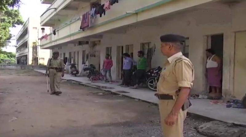 Gujarat government has urged migrant workers not to get frightened and said that appropriate actions will be taken for their security. (Photo: Twitter | ANI)