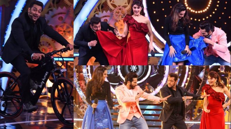 Salman and Judwaa 2 stars have a gala time as Bigg Boss 11 goes on air