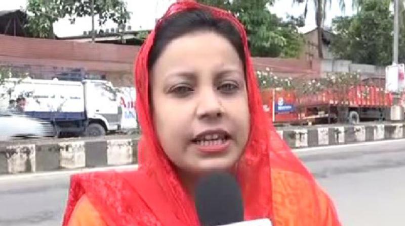 Arfan said that she got the suspension letter on messaging service WhatsApp. (Photo: ANI | Twitter)