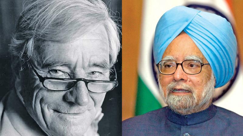 Ian little and  Dr Manmohan Singh