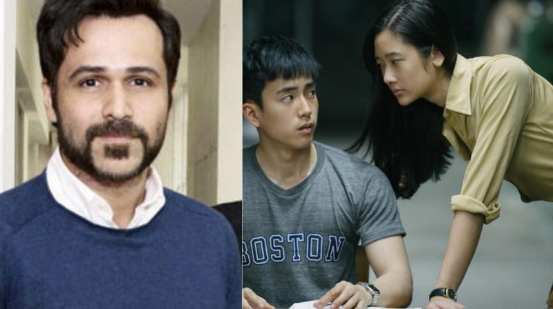 Emraan Hashmi and a still from Bad Genius.