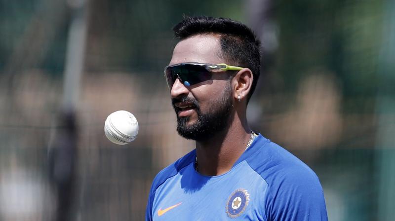 Krunal Pandya has played 10 games, taking 11 wickets at 30.00 with best figures of 4/36 coming against Australia in Sydney. (Photo: AP)