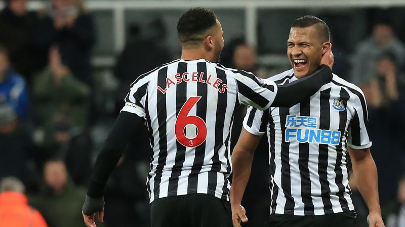 Pep Guardiolas side were nowhere near their fluent best and Salomon Rondon equalised after 66 minutes before Matt Ritchies late penalty secured victory for Newcastle. (Photo: AFP