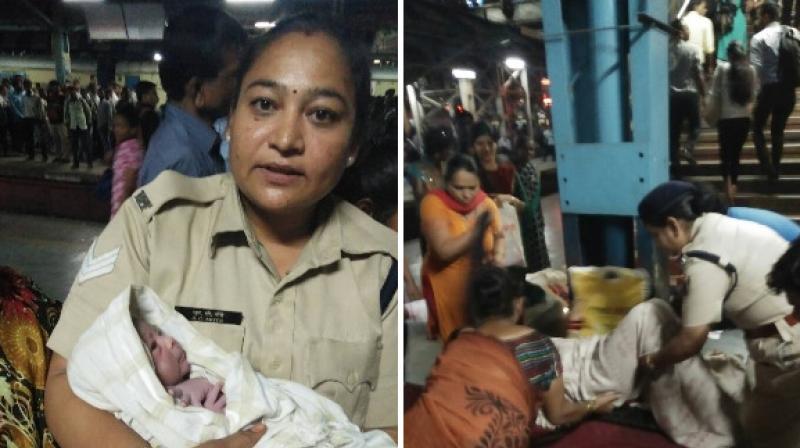 The mother and the newborn are being treated in Civil Hospital and are reportedly safe. (Photo: ANI/Twitter)