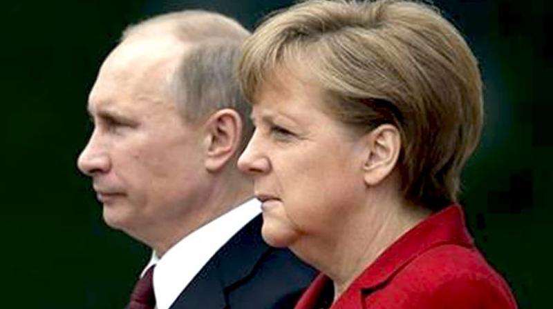 The Russian and German leaders have scaled back links as Moscows ties with the EU plunged to a post-Cold War low over the crisis in Ukraine. (Photo: AP)