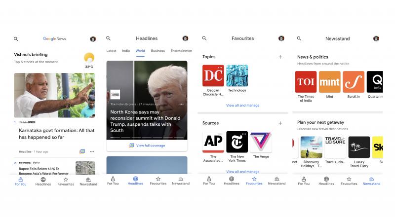 Google at the I/O event has specified that with this Google News app, a user can find quality content from a diverse set of credible publishers and can discover new genuine sources.