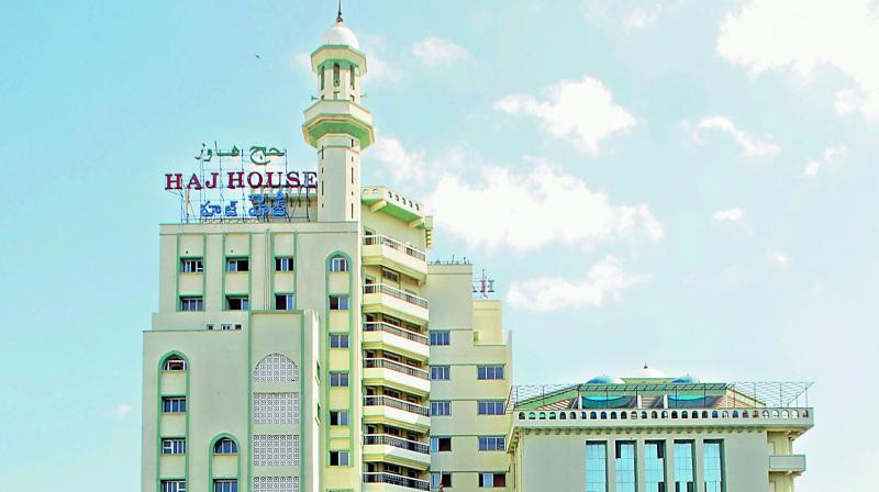 The building, which lies beside the Haj House, was  constructed at a cost of Rs 20 crore in three years.
