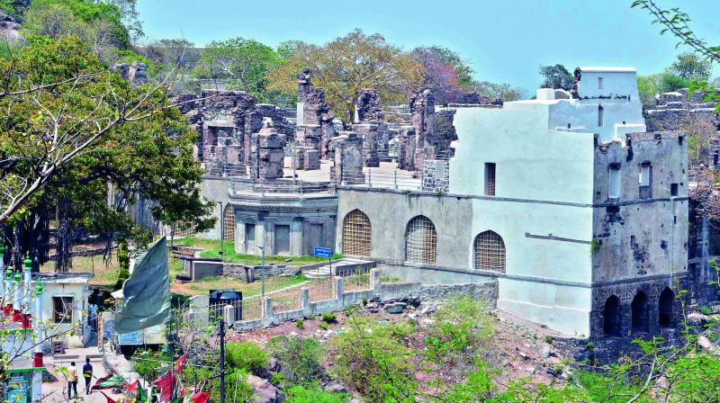 File photograph of Kondapalli fort which being given a facelift by the archaeological department to make it a major tourist attraction. 	(Photo: DC)
