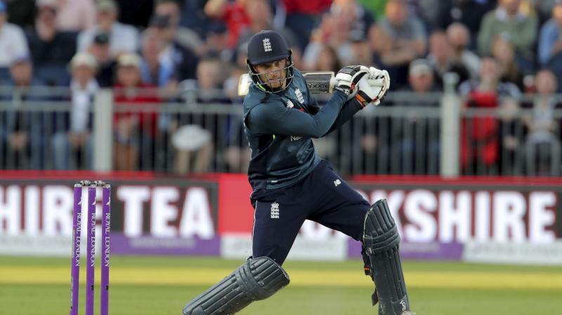 Jos Buttlers 110 not out rescued England from the brink of defeat as they beat Australia by one wicket in the fifth one-day international at Old Trafford on Sunday to complete a 5-0 whitewash of the reigning world champions. (Pho