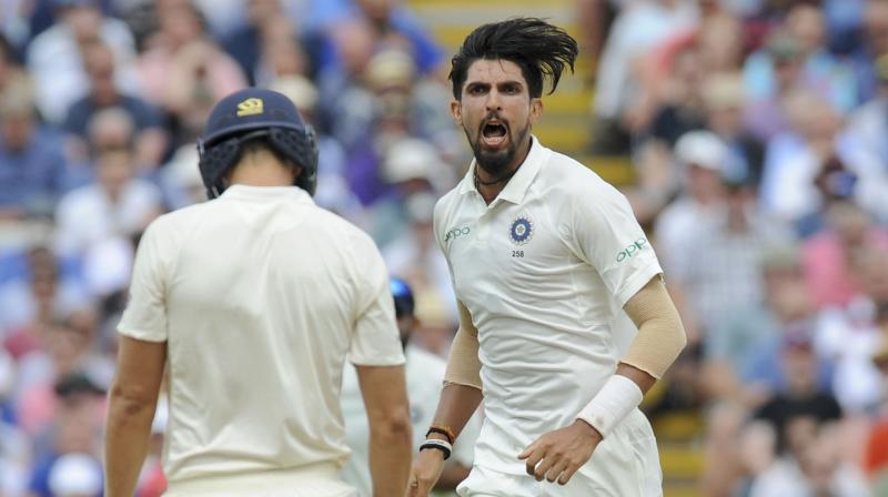 Ishant Sharma was found to have contravened article 2.1.7 of the code, which relates to \using language, actions or gestures which disparage or which could provoke an aggressive reaction from a batsman upon his/her dismissal during an international match\. (Photo: AP)