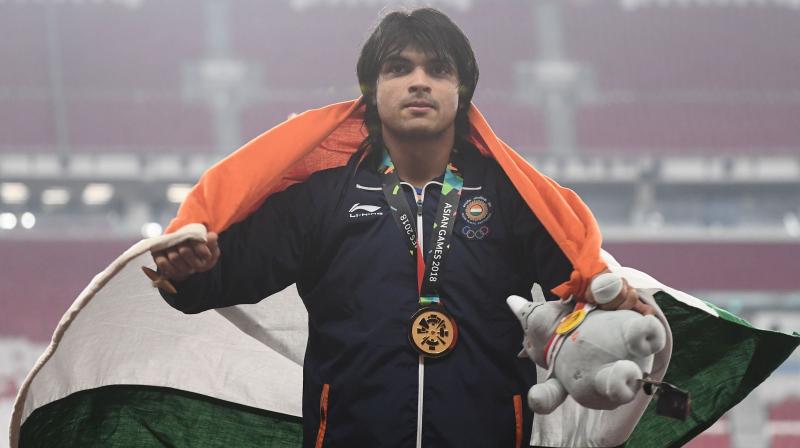 A farmers son from a village outside of Delhi, the 20-year-old Neeraj Chopra favourite was never seriously threatened in Jakarta as he won with an Indian record of 88.06 metres to follow up the Commonwealth title he won in Australia earlier this year. (Photo: AFP)