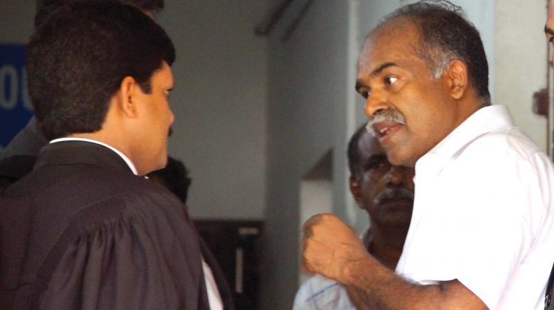 Uthup Varghese, who was presented at Sessions Court, Kottayam, on Wednesday. (Photo: DC)