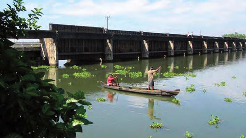 Thanneermukkom barrage.