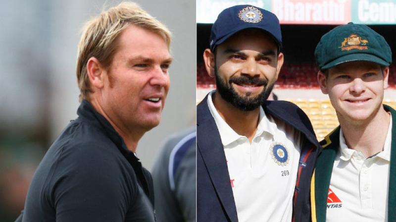 Australian spin legend Shane Warne admitted that it was difficult to comment on who is the best batsman in Tests, saying that players like them are super-competitive.(Photo: AFP / BCCI)