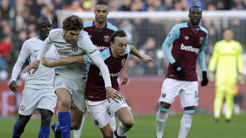 West Ham United eased past defending champions Chelsea 1-0. (Photo: AP