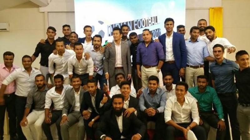 The Football Players Association of India (FPAI), which all three players are a part of will play a charity match against Mizoram XI at I-League champion Aizwal FCs home ground on July 1.(Photo: Twitter / PFA India)