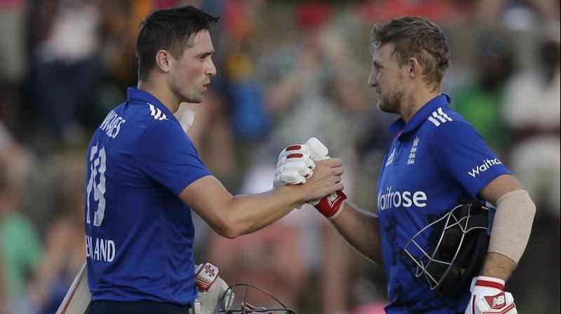 Joe Root (90*) and Chris Woakes (68*) kept their composure as England managed to neat West Indies in the second ODI. (Photo: AP)