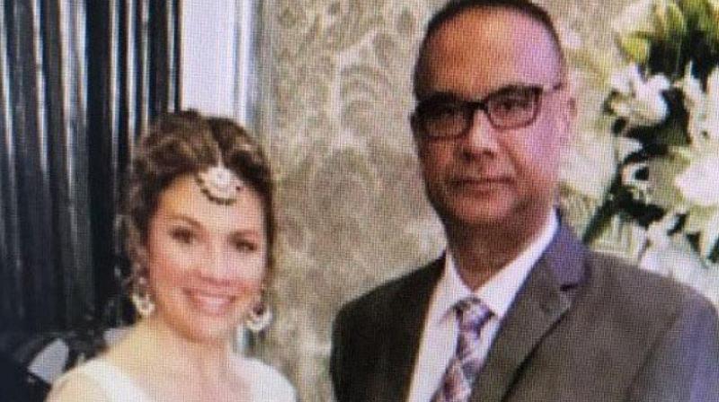 Jaspal Atwal, a convicted Khalistani terrorist, who was active in the banned International Sikh Youth Federation, posed with Canadian Prime Minister Justin Trudeaus wife Sophie Trudeau at an event in Mumbai on February 20. (Photo: ANI | Twitter)
