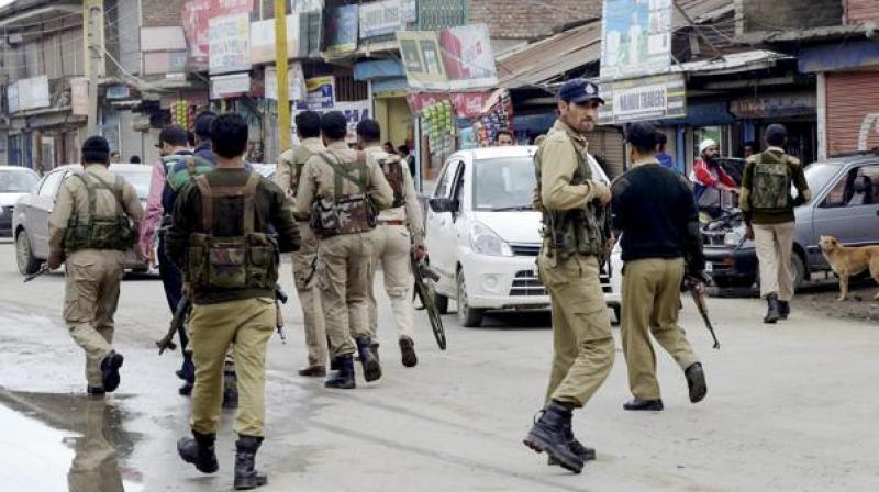 Security forces are enforcing a lockdown in parts of Jammu and Kashmirs summer capital Srinagar. (Photo: PTI/Representational)