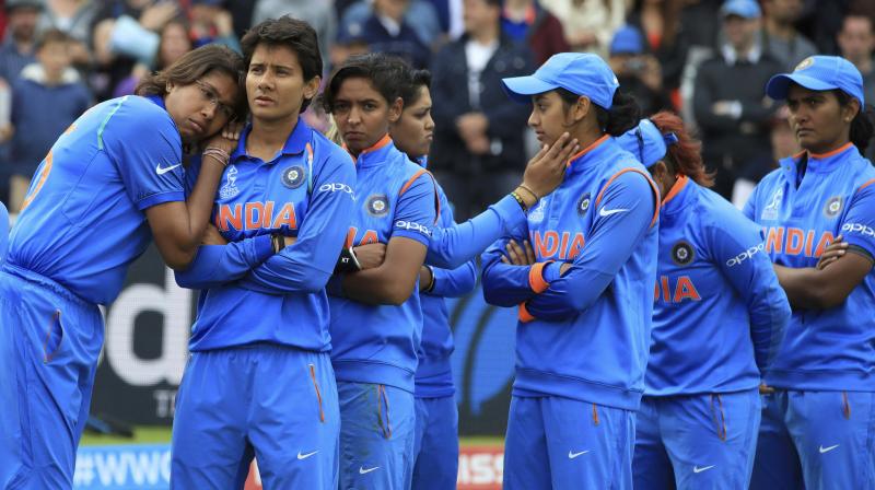 \We are touched by the way India embraced and welcomed us despite losing but till we win a World Cup, the number nine will continue to haunt us,\ Jhulan Goswami said. (Photo: AP)