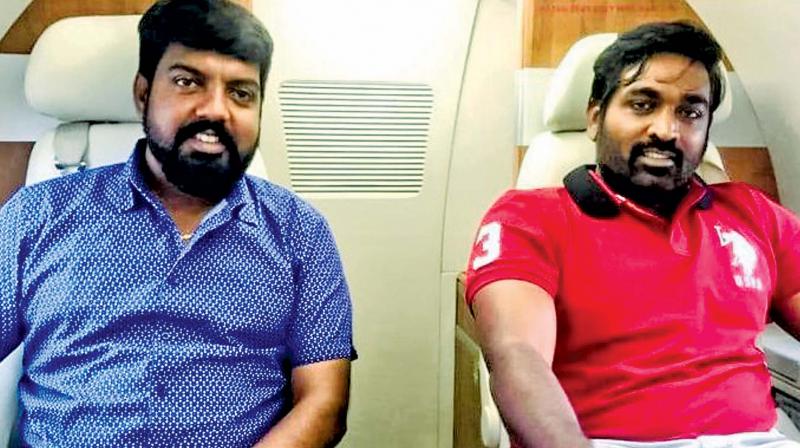 Did Sun Pictures arrange a private jet for Vijay Sethupathi to attend the audio launch of Rajinikanth starrer Petta