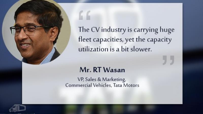 Mr RT Wasan, VP of Sales & Marketing, Commercial Vehicles, Tata Motors