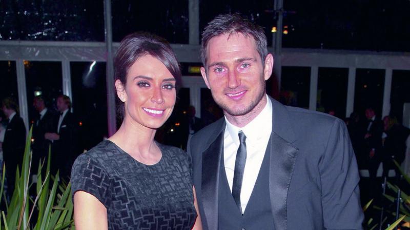 Frank Lampard with his wife Christine Bleakley.