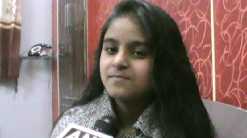 The Class 10 student won the second prize for her performance and was also given a cash prize of Rs 25,000. (Photo: ANI)