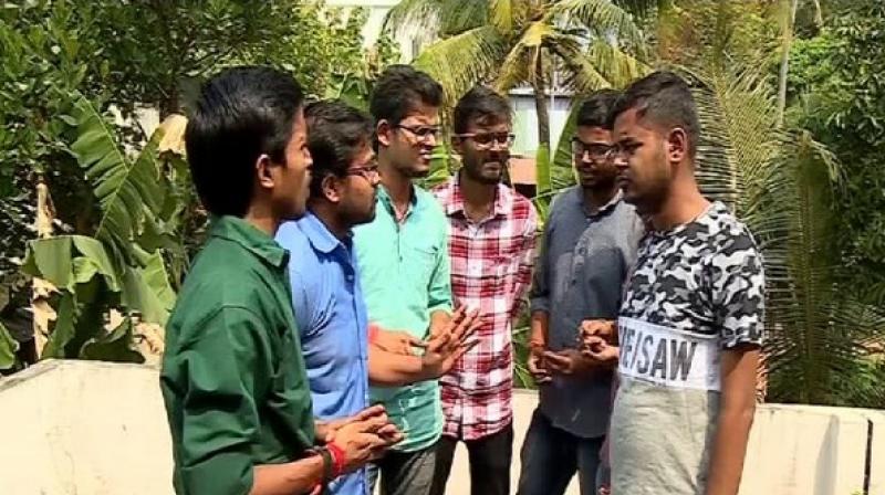 In the letter to Alappuzhas District Magistrate, the students also said the principal had even barred them from celebrating Saraswati Puja when it coincided with a strike in Kerala. (Photo: ANI)