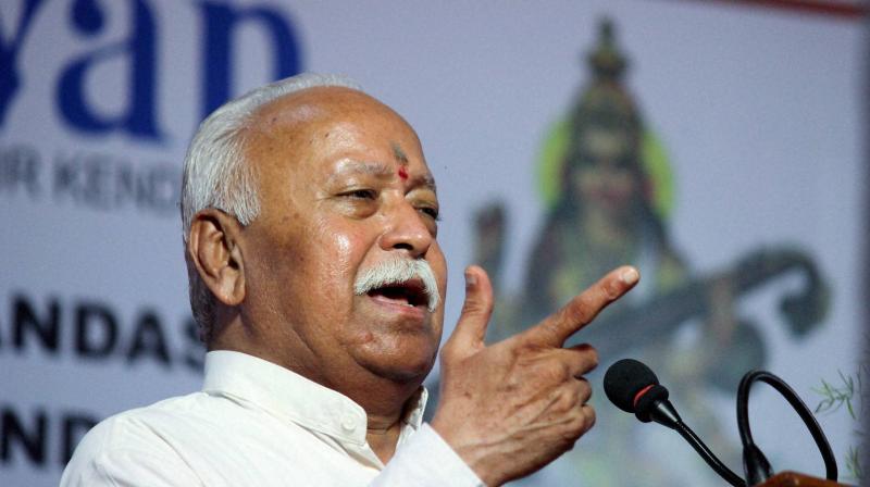 The RSS chief said this while addressing the workers at Zila school ground on the last day of his six-day visit of Muzaffarpur. (Photo: PTI)