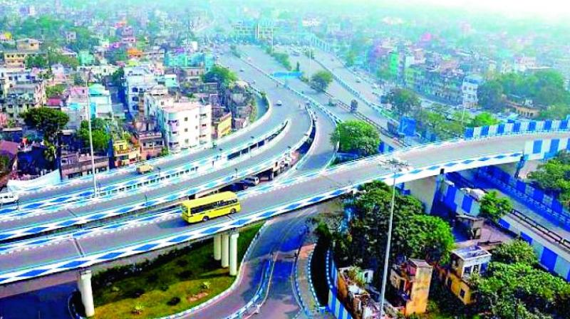 The four-lane flyover will facilitate traffic between Inorbit Mall and Hotel Radisson and between Biodiversity junction and Hitec City.