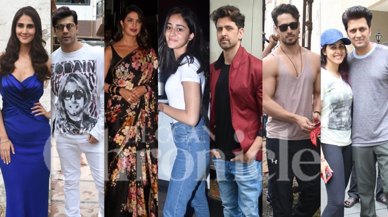 Starstruck: Hrithik, Priyanka, Tiger, Varun & others step out in style Starstruck: Hrithik, Priyanka, Tiger, Varun & others step out in style