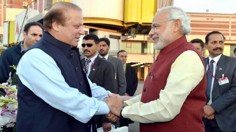 Prime Minister Narendra Modi with Pakistani counterpart Nawaz Sharif (Photo: PTI)