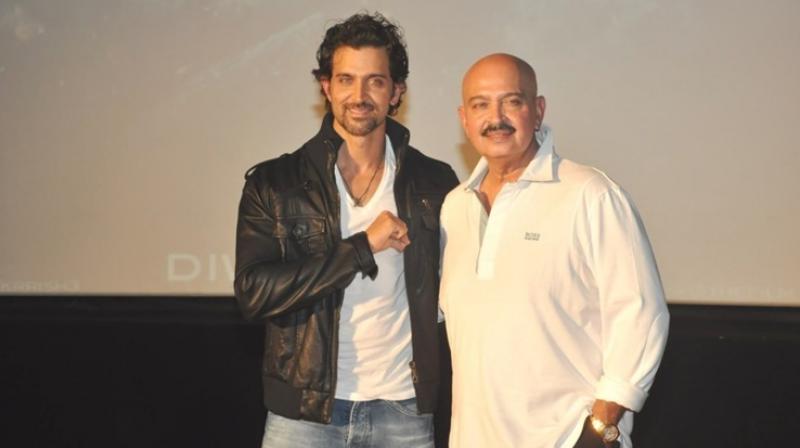 The germ of the idea for Krrish 4 happened after Rakesh Roshans wife showed him a picture of Lord Ganesha that had the face of Krrish. (Pic: PTI)