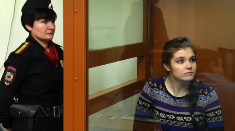 Moscow University student Varvara Karaulova (Photo: AFP)