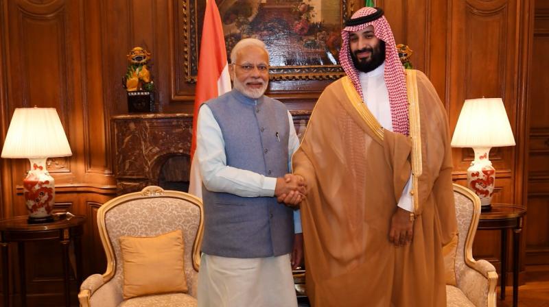 Prime Minister Narendra Modi met with Saudi Arabia Crown Prince Mohammed bin Salman on the sidelines of the G20 summit in Buenos Aires. (Photo: Twitter | @narendramodi)