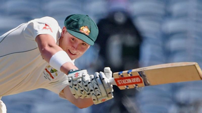 Renshaw last pulled on the Baggy Green in September for the second Test against Bangladesh in Chittagong.  (Photo: AP)