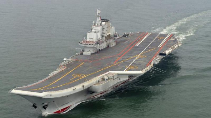 File photo of the aircraft craft Liaoning. (Photo: AP)