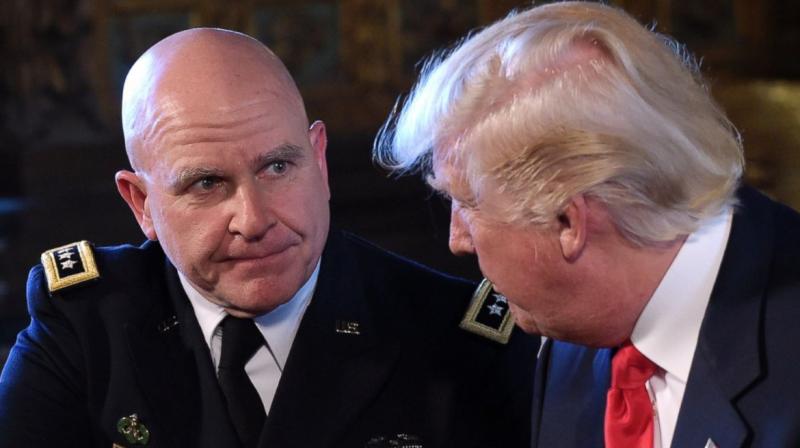 Trump called McMaster \a man of tremendous talent and tremendous experience\ when he introduced his new national security adviser at his private Florida club.  (Photo: AP)