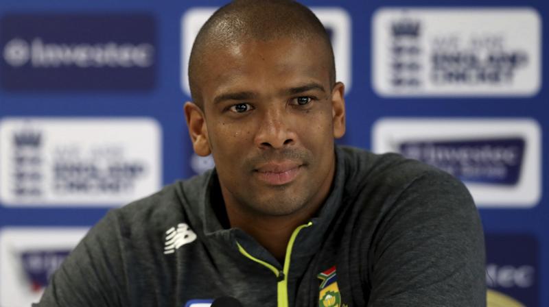 Philander  spent the second night of the Oval Test in hospital on a drip and was unable to bowl as he had to make back time he had spent off the pitch ill.  (Photo: AP)