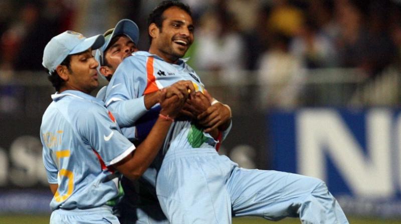 Joginder Sharma bowled the final over during Indias historic ICC World Twnety20 triumph in 2007 as MS Dhoni and Co defeated arch-rivals Pakistan in the final. (Photo: AFP)
