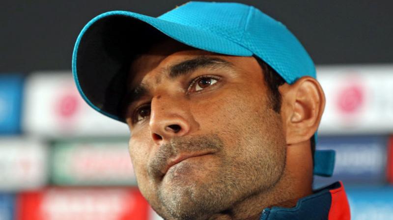 India pacer Mohammed Shami will be travelling to Sri Lanka in a couple as Virat Kohli-led side takes on hosts in three-match Test series which will be followed by ODI series and a Twenty20. (Photo: AFP)