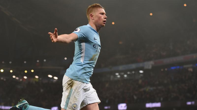 Manchester City racked up a 16th consecutive Premier League win as the runaway leaders routed Tottenham 4-1. (Photo: AFP)