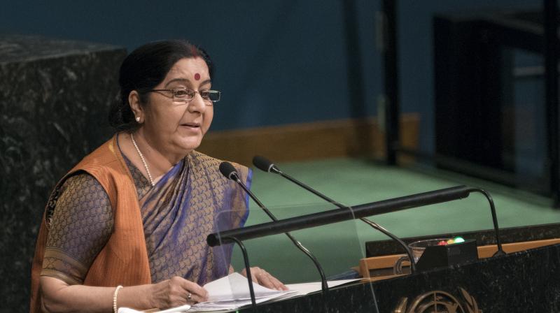 Sushma Swarajs UN speech arrogant, India bigoted: Chinese media